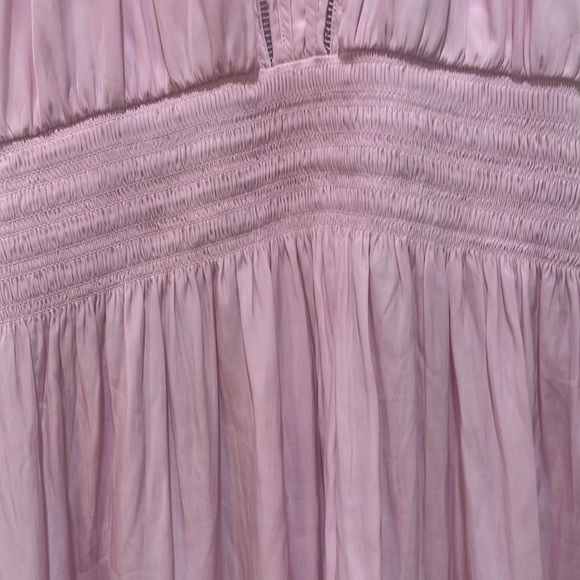 RAMY BROOK Lola Ruffle Mini Dress in pale lavender M - Picture 4 of 10